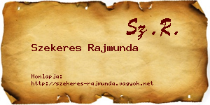 Szekeres Rajmunda névjegykártya